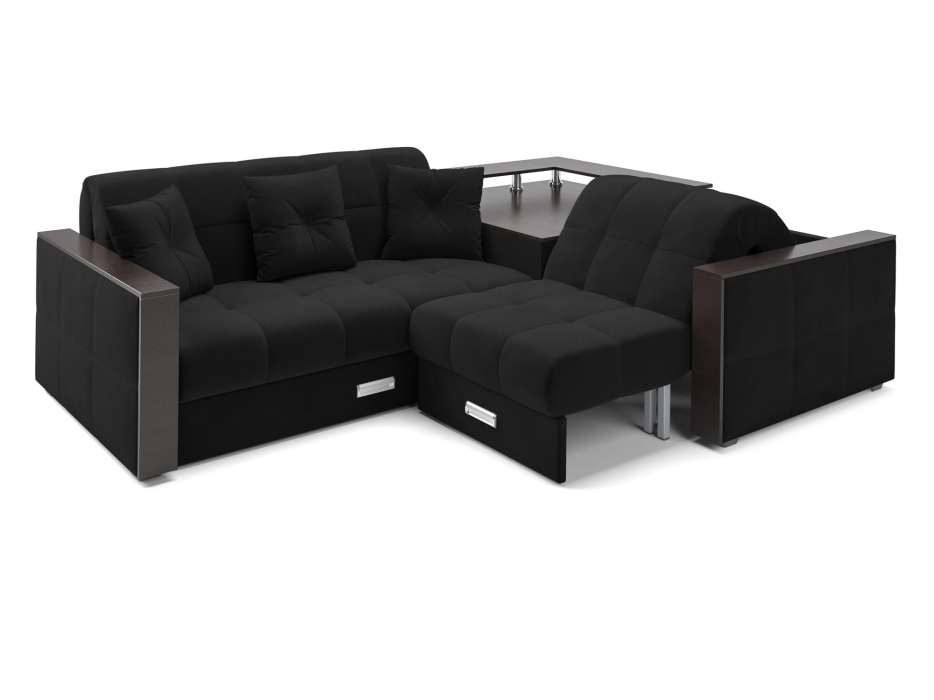 Диваны угловые в гостиную, Диван угловой Прага (Велюр)