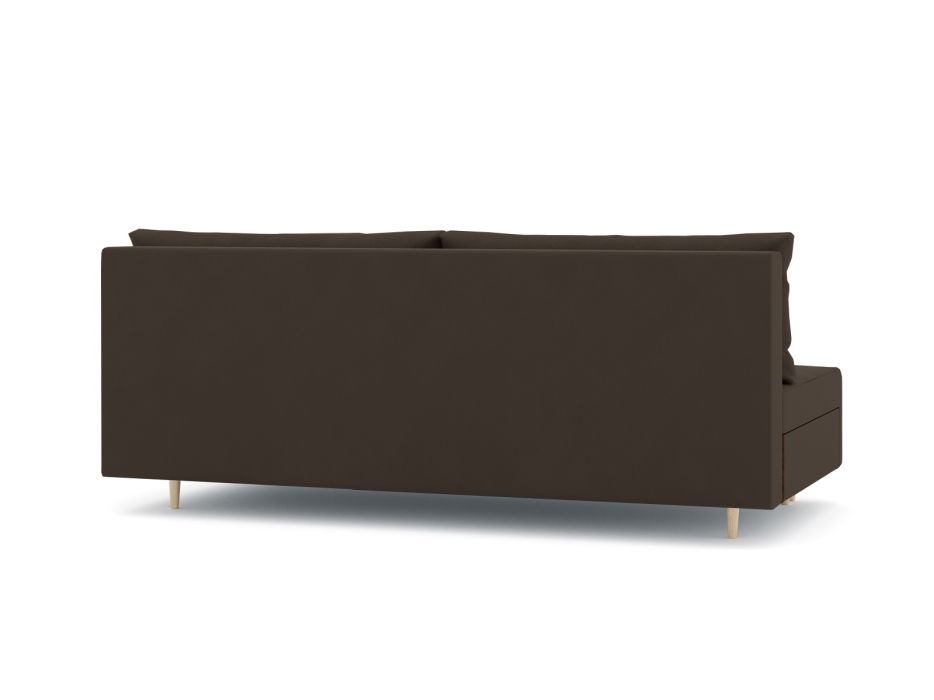 Диваны еврокнижки, Диван-кровать Милли без подлокотников, велюр