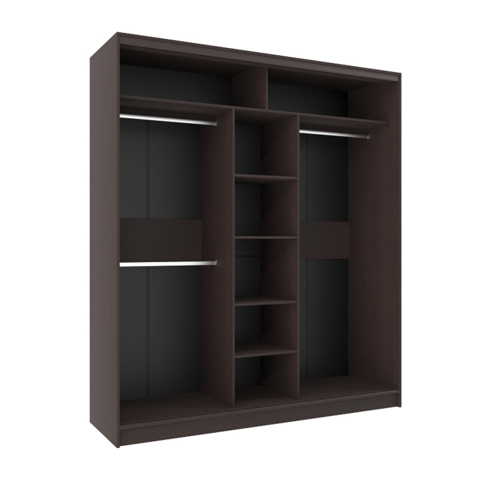 Шкафы-купе, Шкаф-купе 3-дв  Домашний 2000 лдсп/лдсп  (в2295*ш2000*г595)