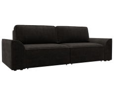 Диваны еврокнижки, Диван прямой Лига-048 НПБ, велюр BRUT