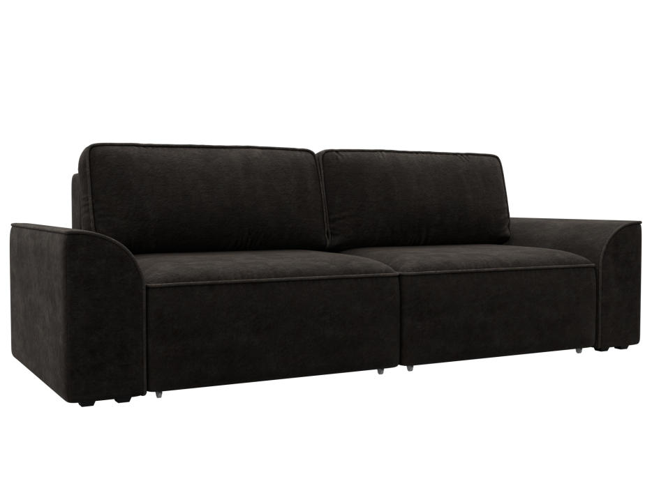 Диваны еврокнижки, Диван прямой Лига-048 НПБ, велюр BRUT