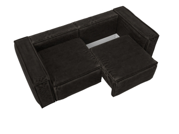 Диван прямой Лига-081 НПБ, велюр BRUT