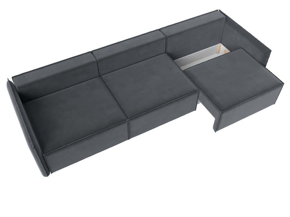 Диваны еврокнижки, Прямой диван Либерти лонг, велюр