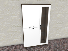 Шкафы распашные, Модульная система Грейс Шкаф ШК-5082  Гикори Джексон Темный