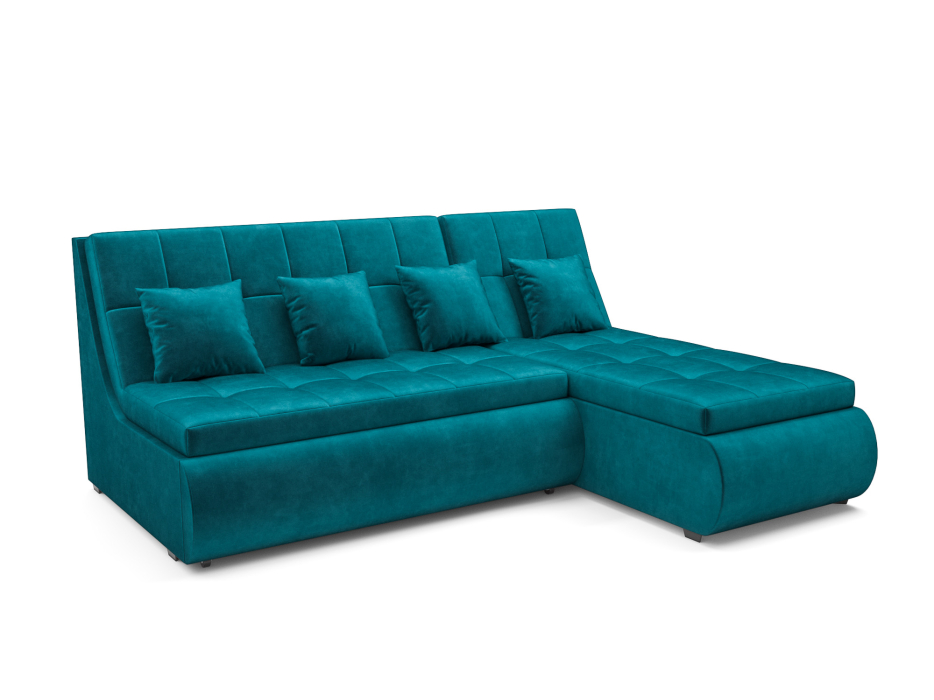 Диваны угловые в гостиную, Диван угловой Дубай (Бархат)