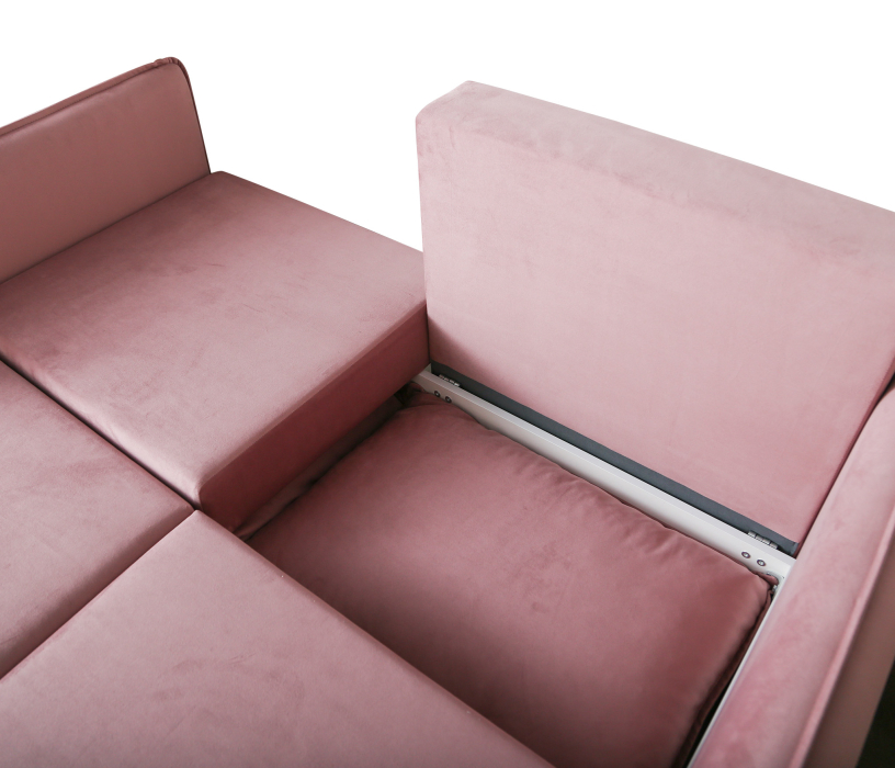 Дизайнерские диваны для гостиной, Диван-кровать Фьорд SMART 140, велюр