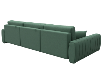 Диван угловой Лига-057 НПБ Лонг угол левый, рогожка Амур