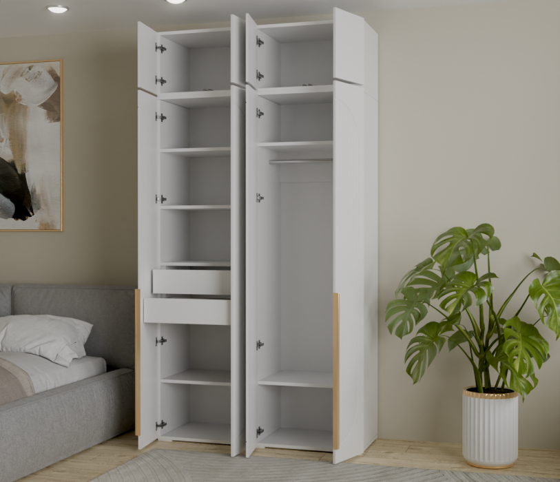 Для одежды, Шкаф Фиеста 1332 с антресолью