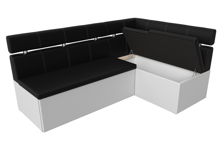 Диваны угловые кухонные, Кухонный угловой диван Классик правый угол, экокожа