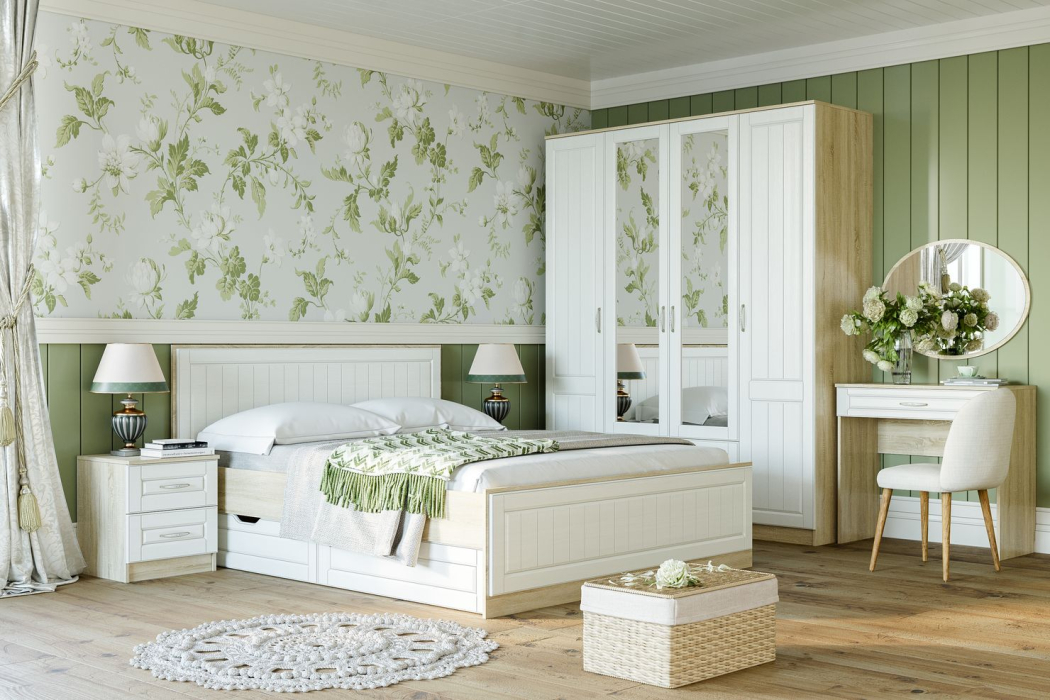 Шкафы распашные, Оливия Шкаф комбинированный НМ 011.84