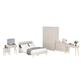 Набор корпусной мебели в спальню Афина с кроватью 1400