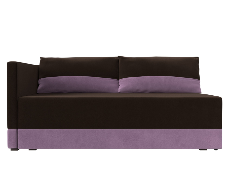 Кушетка диван, Кушетка Никас левая, микровельвет