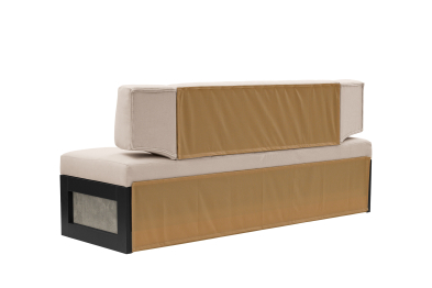 Прямой кухонный диван Парус 188 Ателье светлое