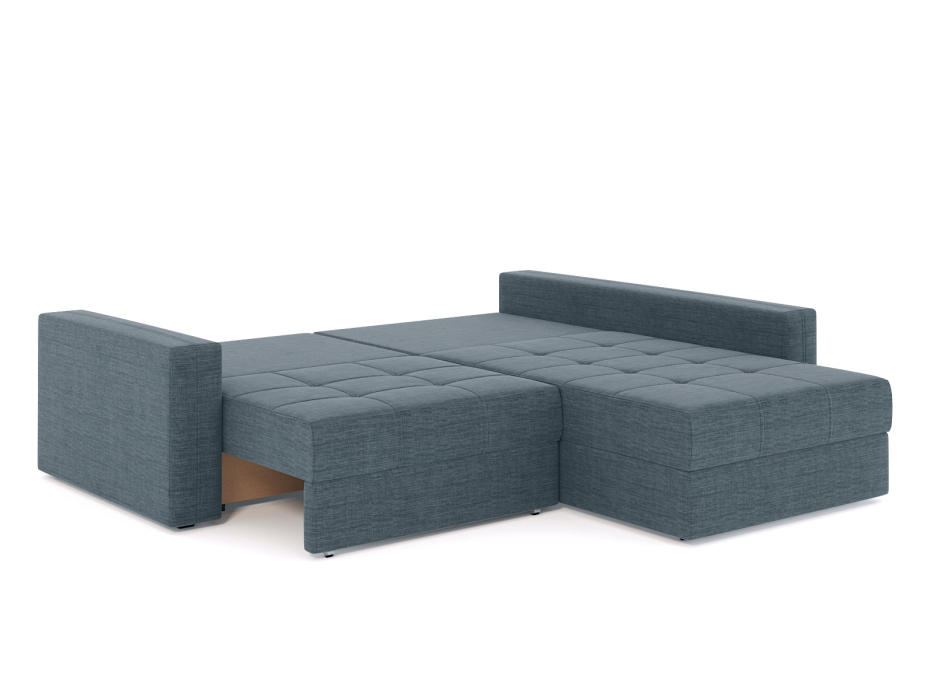 Диваны угловые в гостиную, Диван-кровать угловой Брест 2 секции еврокнижка, рогожка