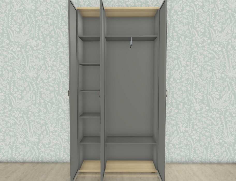 Шкафы распашные, Модульная система Карина Шкаф ШК-1031 с зеркалом