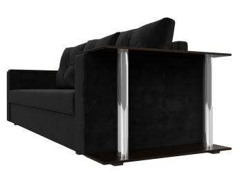 Диван прямой Атланта со столом справа, велюр