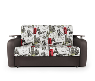 Диван-кровать Гранд Д 140, велюр/экокожа