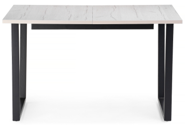 Стол деревянный раскладной Лота Лофт 120 25 мм (матовый черный)