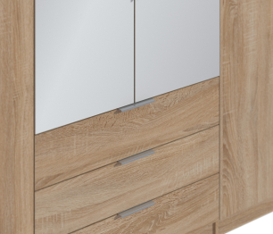 Николь СБ-2593/1 Шкаф 6-ти дверный