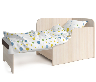 Кушетка детская Мелодия правая , рогожка