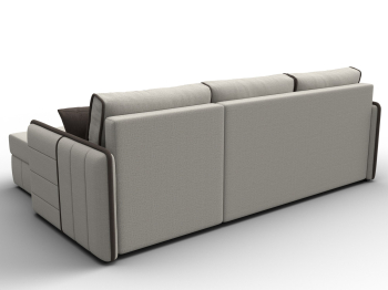 Диван угловой Лига-078 угол универсальный, рогожка Амур