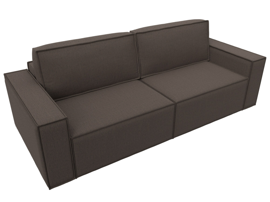 Диваны еврокнижки, Диван прямой Куба, рогожка Амур