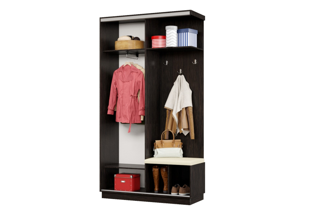 Прихожие, Прихожая Премьер 03 Лайт Мини 05 Правая Мягкая