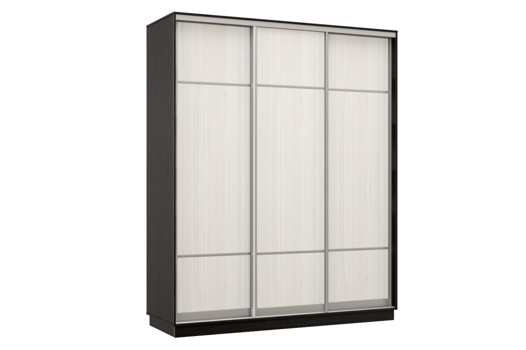 Шкафы-купе, Шкаф-купе Премьер Лайт 33 (08;08;08) трехдверный