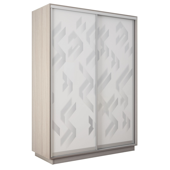 Шкафы-купе 2-х дверные, Шкаф-купе Экспресс 2-х дверный Фотопечать Ленты Стекла 120х60х240