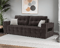 Диваны еврокнижки, Диван прямой еврокнижка Венеция (Бархат)