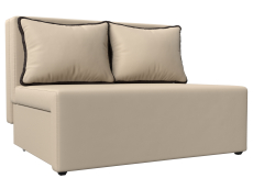 Диваны с ящиком для белья, Диван прямой Лагуна, экокожа