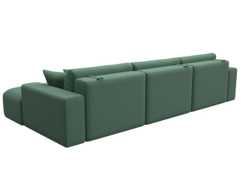 Диван угловой Лига-036 НПБ Классик Лонг правый угол, рогожка Амур