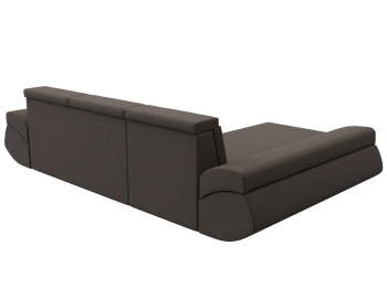 Диван угловой Лига-032 левый угол, рогожка Амур