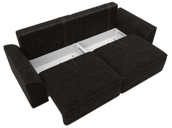 Диван прямой Лига-048 НПБ, велюр BRUT