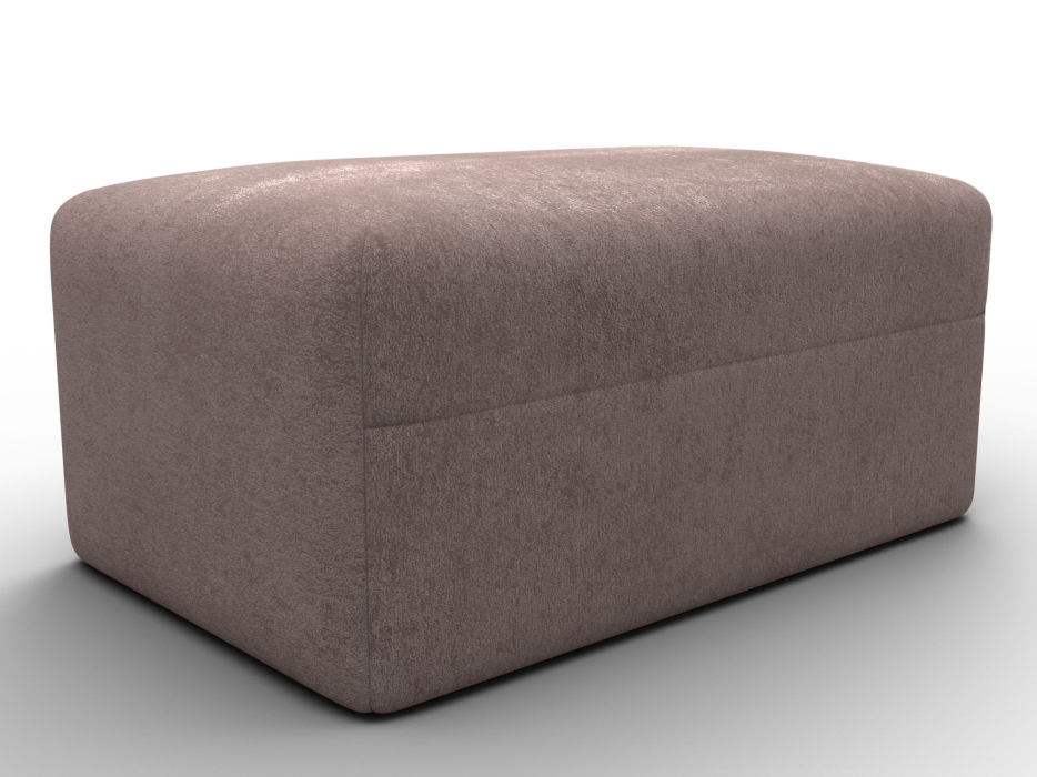 Пуф в прихожую, Модуль пуф Лига-060 НПБ, велюр TOWER