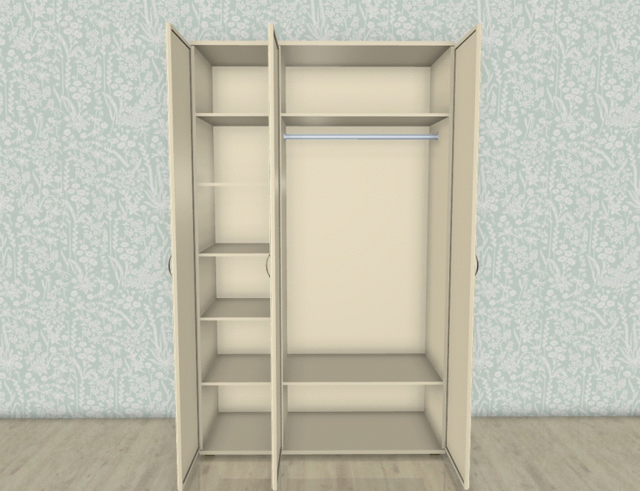 Шкафы распашные, Модульная система Карина Шкаф ШК-1001