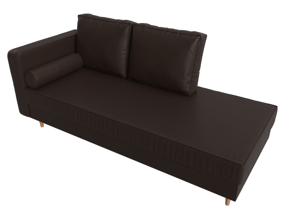 Кушетка кровать, Кушетка Прайм, экокожа, левый угол