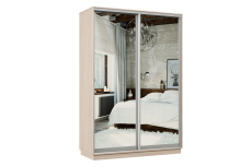 Шкафы-купе, Шкаф-купе Премьер 10 ясень шимо светлый