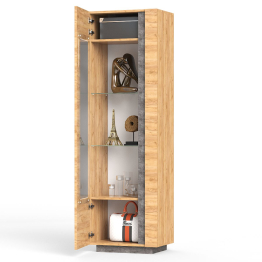 Шкаф-витрина с подсветкой Арчи 03.263