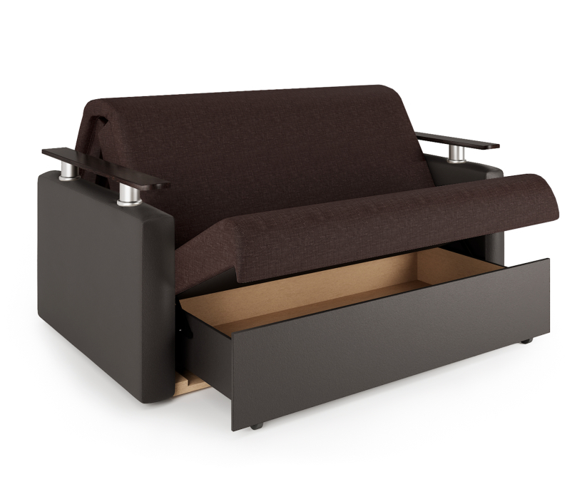 Диваны, Диван-кровать Шарм 140, рогожка/экокожа