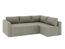 Диваны угловые в гостиную, Диван-кровать угловой Мансберг дельфин, велюр