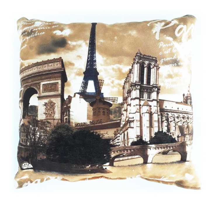 Декоративные подушки, Подушка Париж, жаккард