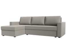 Диваны угловые в гостиную, Угловой диван Траумберг Лайт левый угол, рогожка