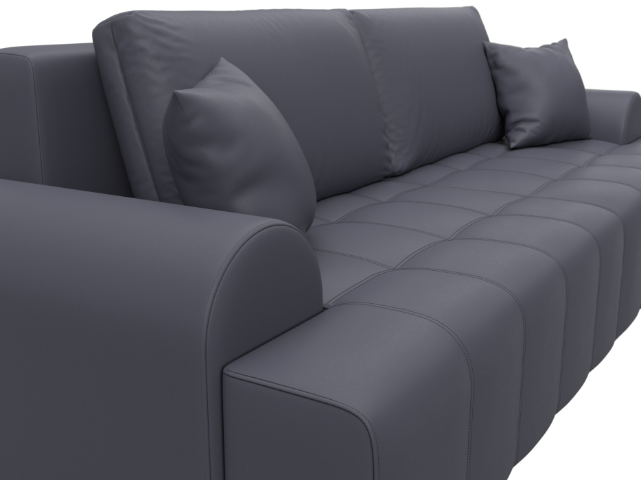 Диваны еврокнижки, Диван прямой Лига-080, экокожа GRIFON