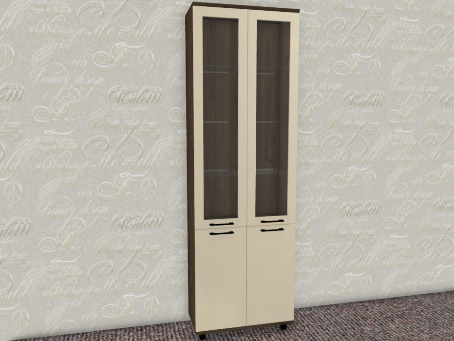 Шкафы двухстворчатые, Модульная система Грейс Шкаф ШК-5036  Гикори Джексон Темный