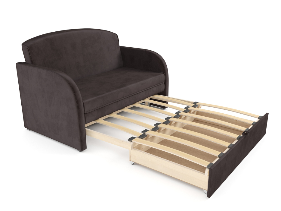 Диваны кровати со спальным местом, Диван прямой выкатной Малютка (Бархат)