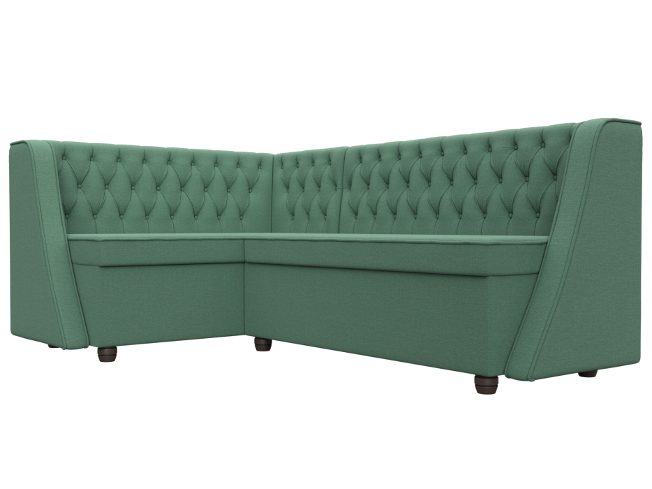 Кухонные уголки, Диван кухонный угловой Лофт левый угол, рогожка Амур