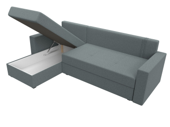 Диван угловой Верона Лайт левый угол, рогожка Амур