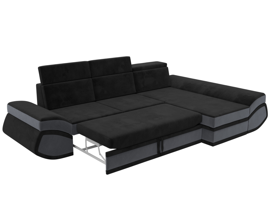 Диваны угловые в гостиную, Диван угловой Лига-032 правый угол, велюр