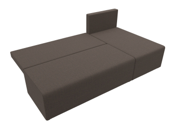 Диван угловой Поло правый угол, рогожка Амур